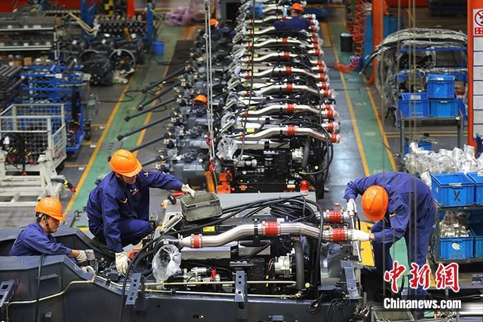 資料圖：一家制造企業(yè)內(nèi)的生產(chǎn)景象。
<a target='_blank' href='http://www.chinanews.com/'>中新社</a>記者 泱波 攝