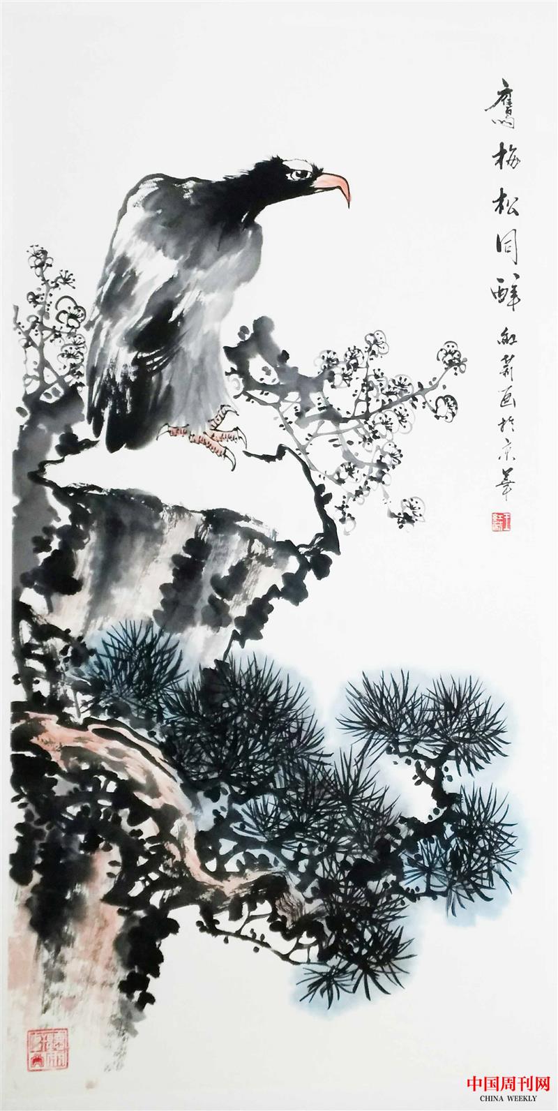 鷹松梅同醉.jpg