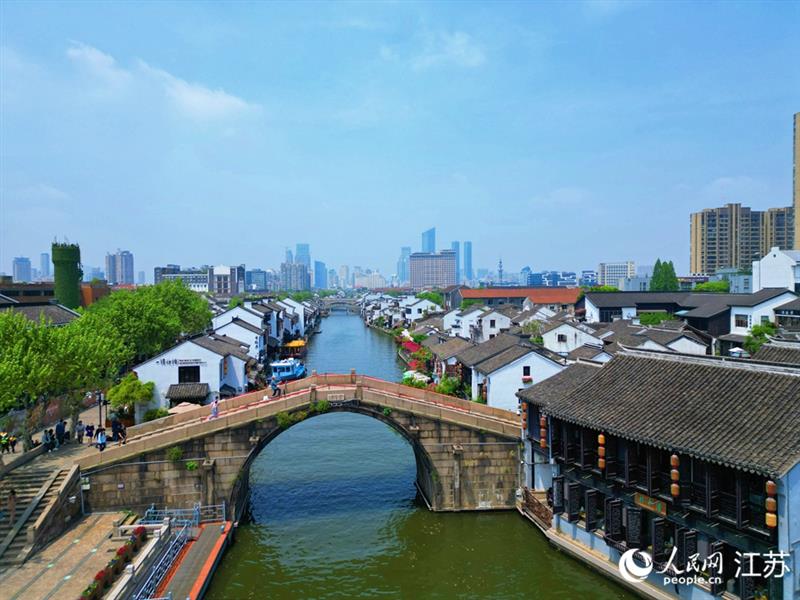 清名橋歷史文化街區(qū)一景。人民網(wǎng)記者 王繼亮攝